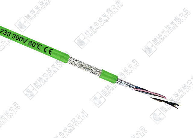 PUR高柔性反饋電路/測速計、編碼器的傳感器引線